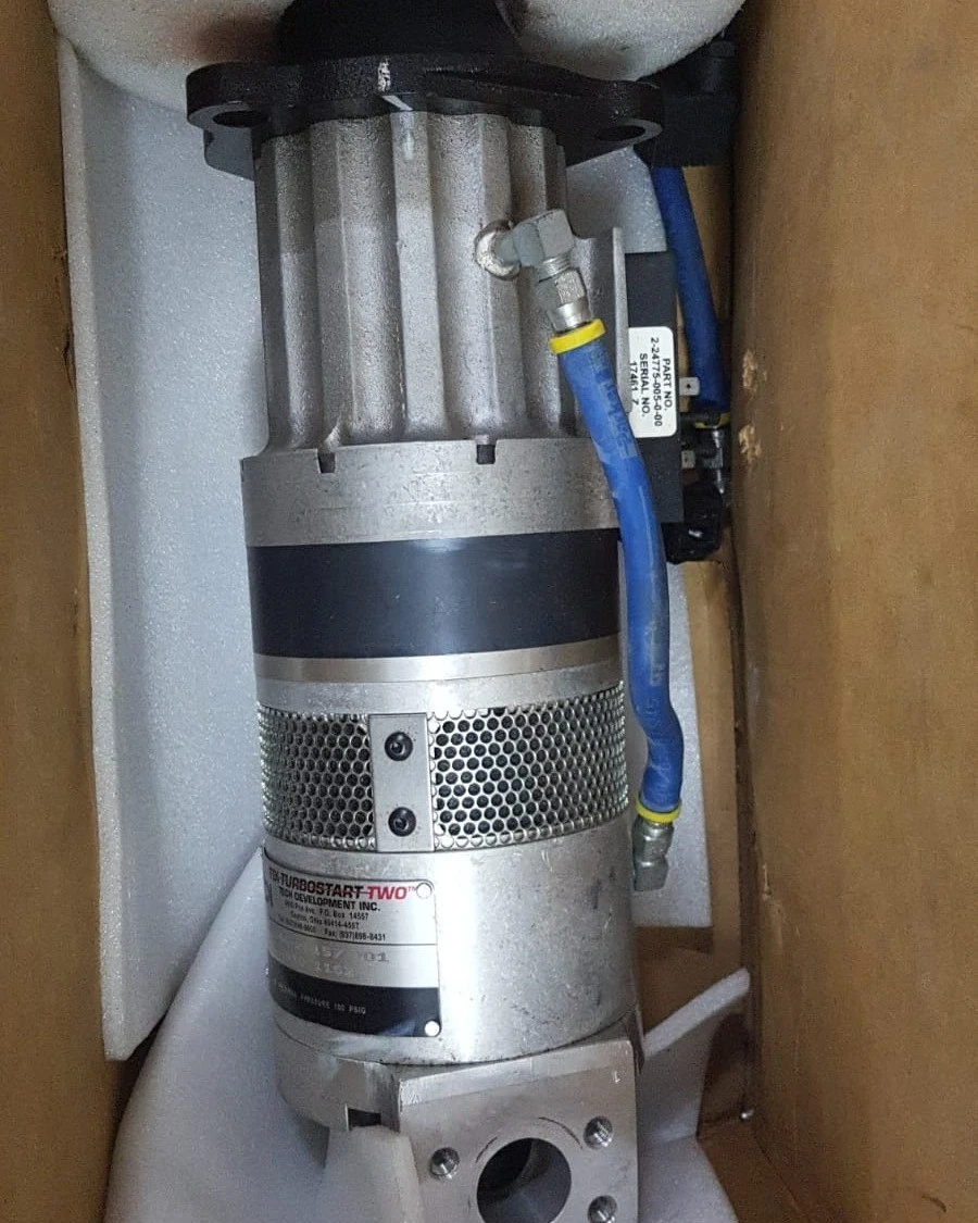 TDI AIR Starter 45MA‑26157‑001 45MA Series TurboStart Engine Air Starter” — industrial turbine air starter for heavy diesel engines.