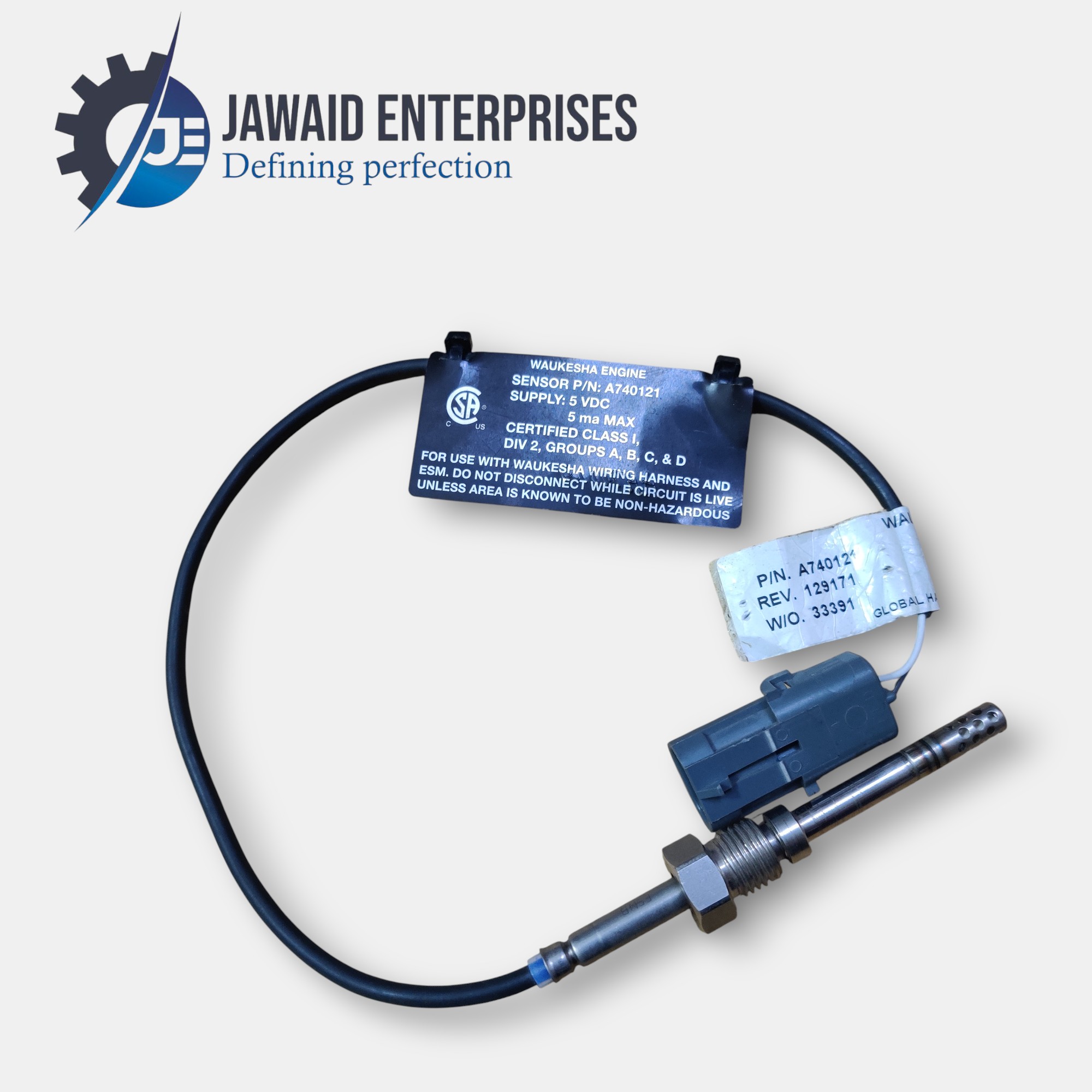 Waukesha A740121 RTD Temperature Sensor Assembly - Image 2