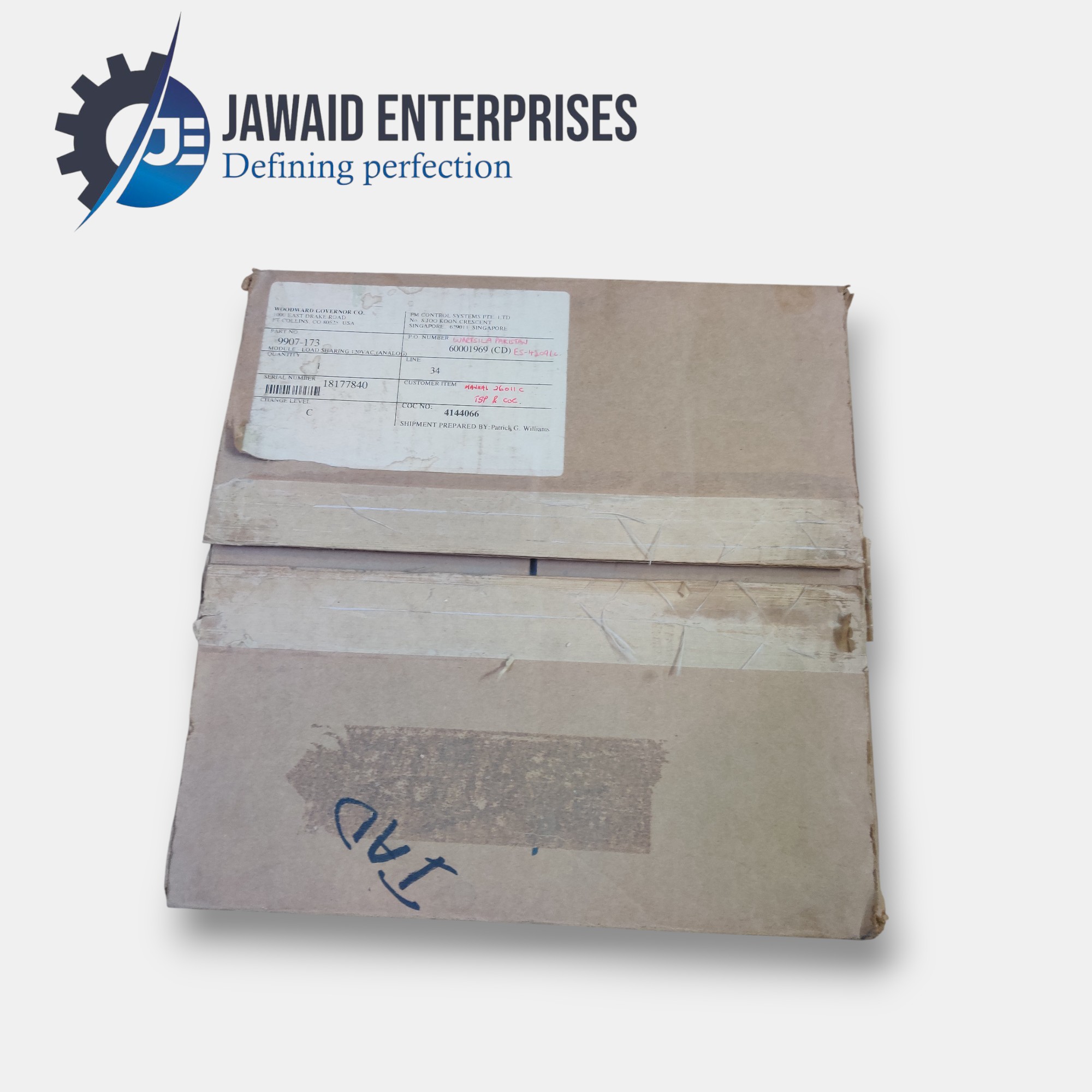 Woodward 9907-173 Load Sharing Module for parallel generator load control and synchronization.
