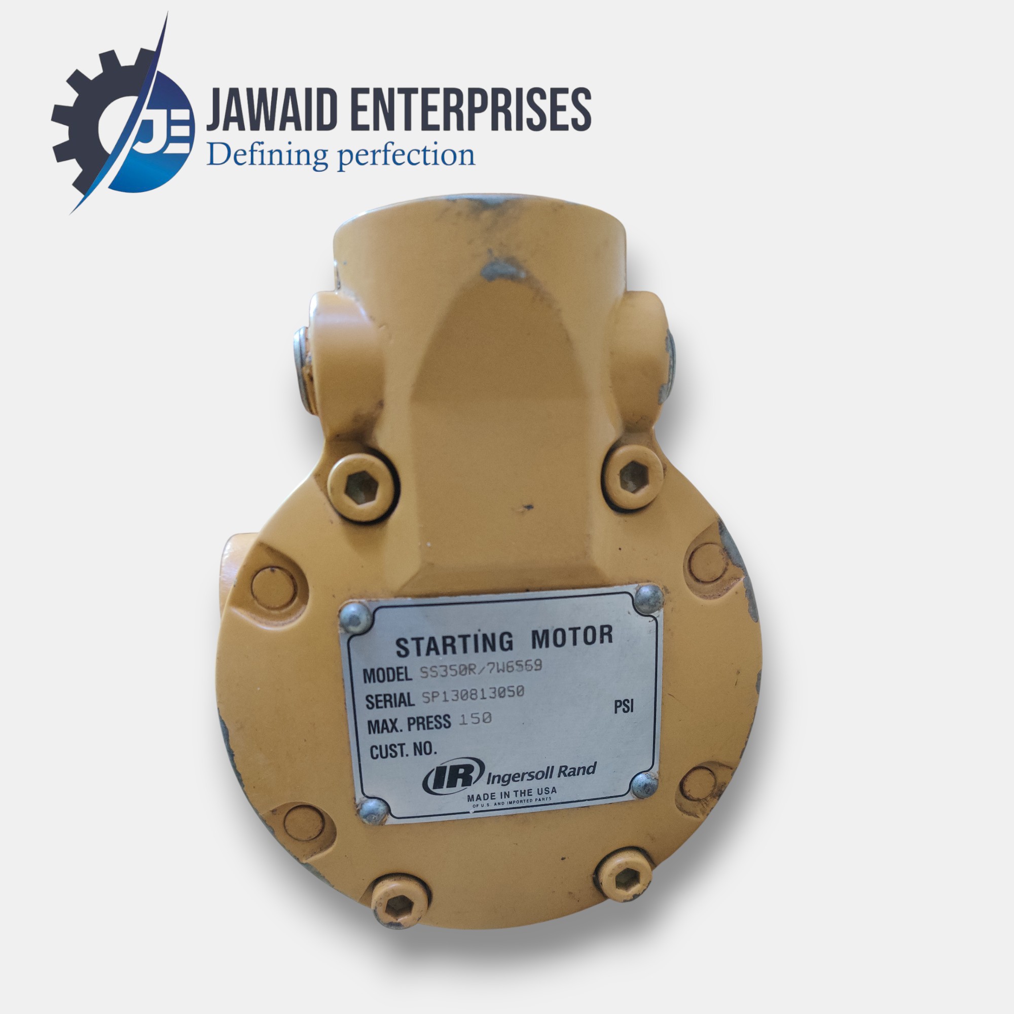 Caterpillar 7W-6569 air starting motor with 12-tooth pinion for heavy-duty diesel engines