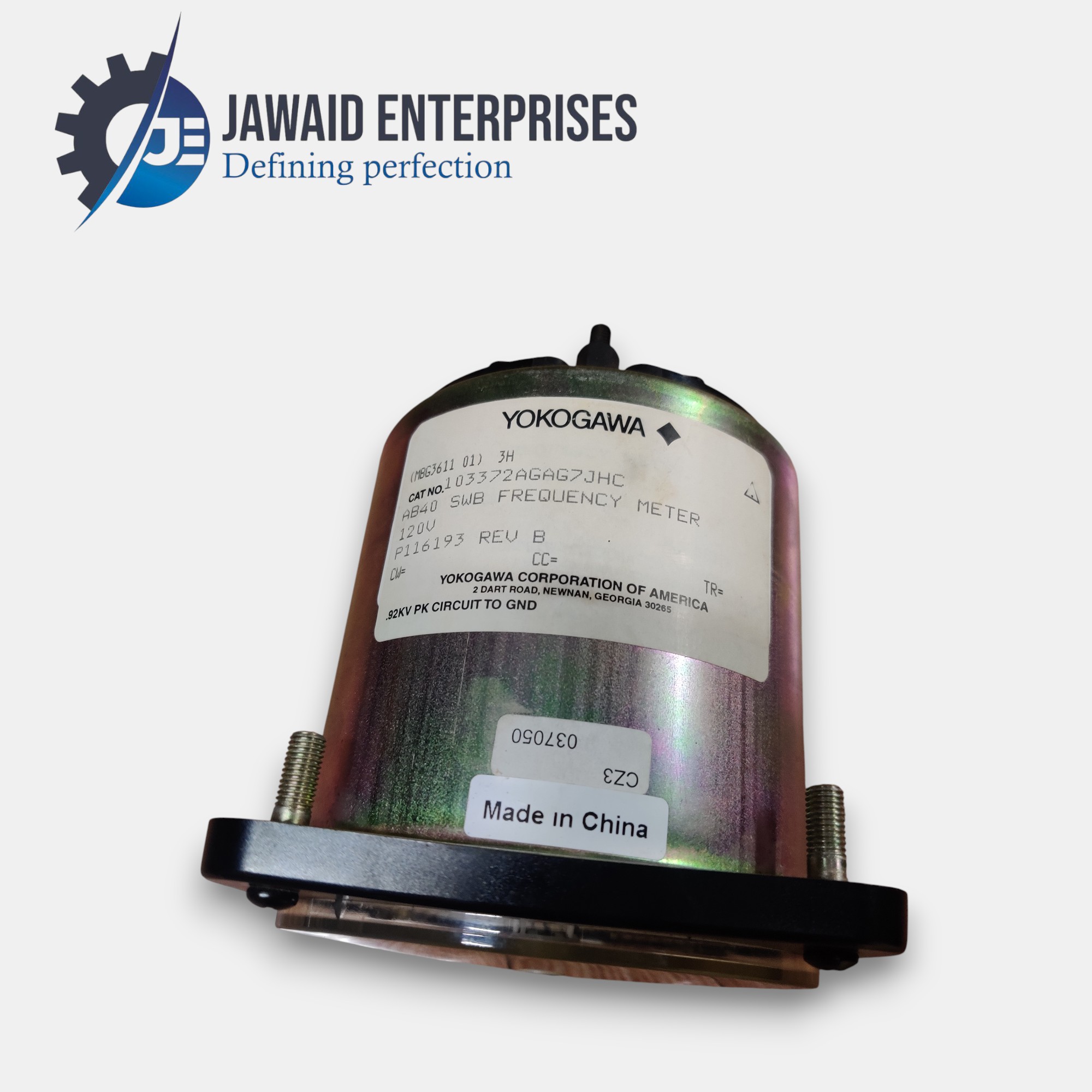 Yokogawa 103372AGAG7JHC industrial panel meter for electrical system monitoring